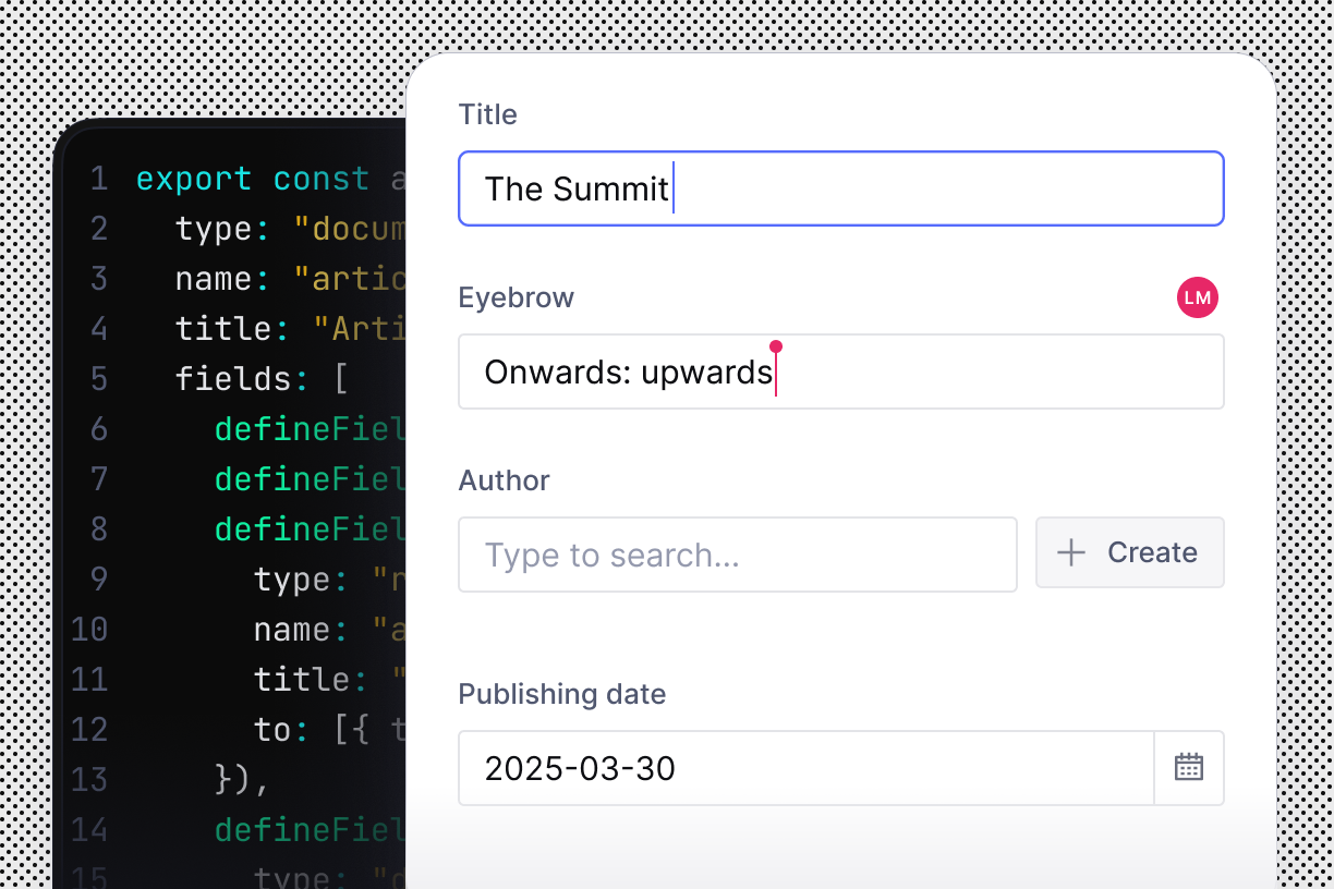 document defined by schema